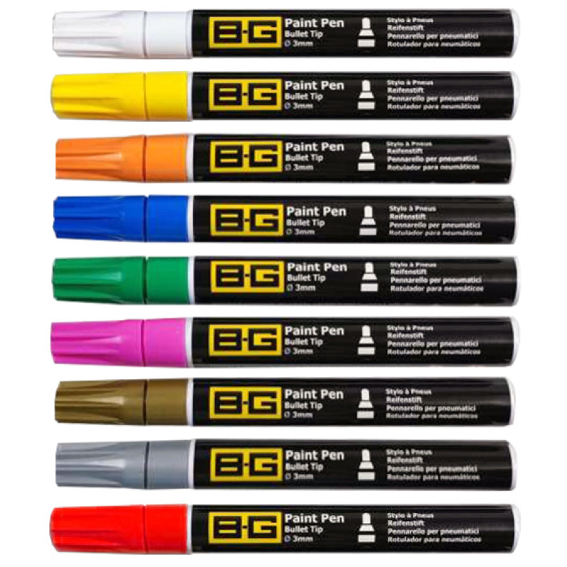BG Paint Marker Pen Bullet Tip 3mm Diameter